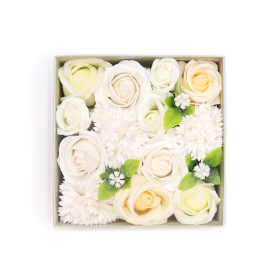 Cutie Pătrată - Nuntă - Alb și Ivory