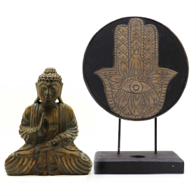Set Buddha Feng Shui - Hamsa - Gri