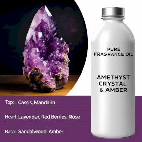 Ulei Parfumat Pur 500ml - Cristal de Ametist și Ambră