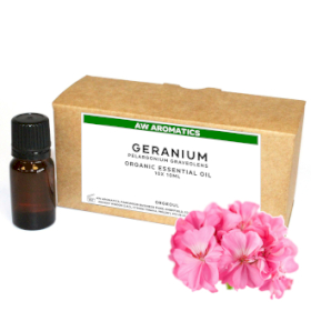 10x Ulei Esențial Bio de Geranium 10ml - Fără Etichetă