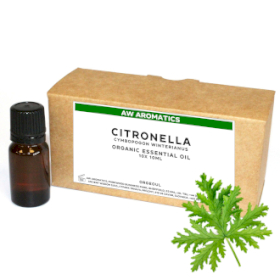 10x Ulei Esențial Bio Citronella 10 ml -  Fără Etichetă