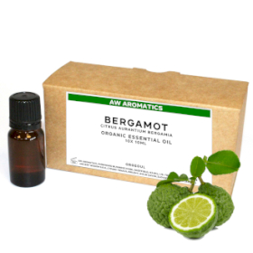 10x Ulei Esențial Bio de Bergamotă 10 ml -  Fără Etichetă