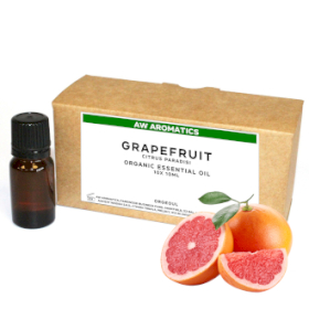10x Ulei Esențial Bio de Grapefruit 10 ml -  Fără Etichetă