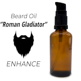 10x 50ml Ulei de Barbă - Gladiator Roman - Fără Etichetă