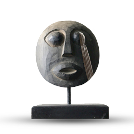 Mască Decorativă Tribală Timor - Antic 27x20cm