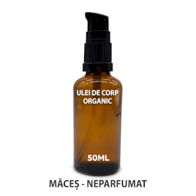 10x Ulei de Corp Organic 50 ml - Măceș (Neparfumat) - Fără Etichetă