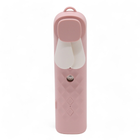 Ventilator și Spray pentru Față Nano Mist Roz - Încărcabil prin USB