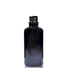 156x Flacon din Sticlă Neagră de 15 ml Fără Capac