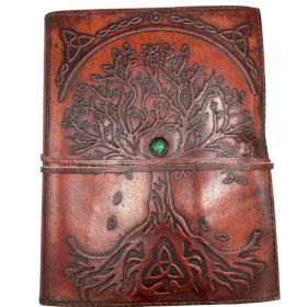 Arborele Vieții Mare - Înfășurat și Decorat cu Piatră - 20x16x2cm - 160 de pagini