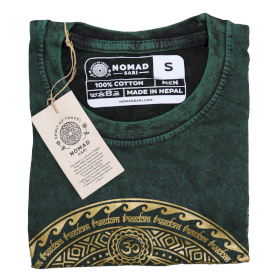 Tricou Stone Wash - Chakra - Verde (Mic)