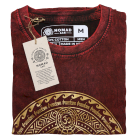 Tricou Stone Wash - Chakra - Maro (Mediu)