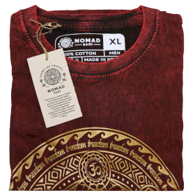 Tricou Stone Wash - Chakra - Maro (XL)