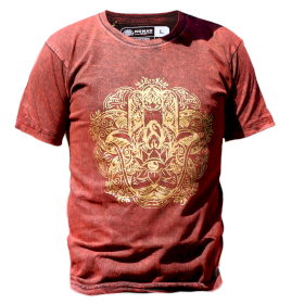 Tricou Stone Wash - Hamsa - Maro (XL)