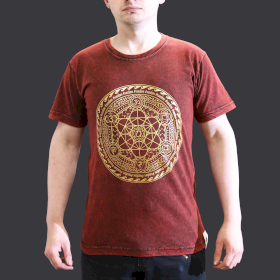 Tricou Stone Wash - Chakra - Maro (S)