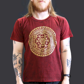 Tricou Stone Wash - Chakra - Maro (L)