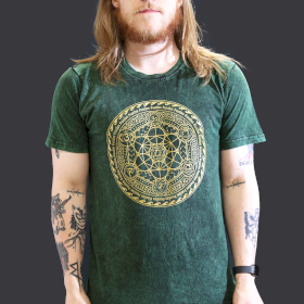 Tricou Stone Wash - Chakra - Verde (L)