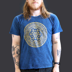 Tricou Stone Wash - Chakra - Albastru (L)