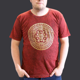 Tricou Stone Wash - Chakra - Maro (XL)