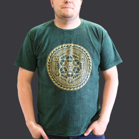 Tricou Stone Wash - Chakra - Verde (XL)