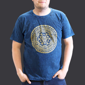 Tricou Stone Wash - Chakra - Albastru (XL)