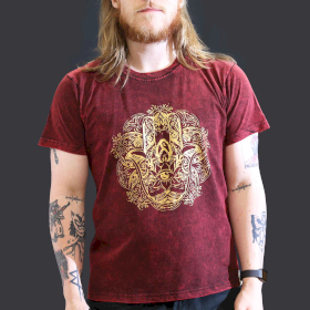 Tricou Stone Wash - Hamsa - Maro (L)