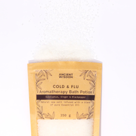 5x Sare de Baie Aromaterapie 350g - Răceală și Gripă