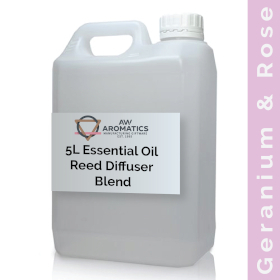 Amestec Aromaterapeutic pentru Difuzor – Recipient 5 l Geranium și Trandafir