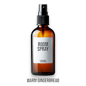12x Spray de Cameră și Pernă Turtă Dulce Caldă 100ml – Fără Etichetă