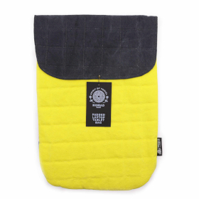 Husă pentru Laptop Căptușită - Galben - 14oz, Stonewash