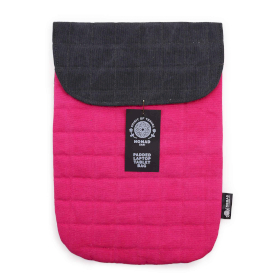 Husă pentru Laptop Căptușită - Roz - 14oz, Stonewash