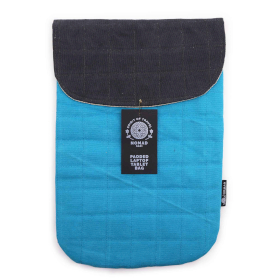 Husă pentru Laptop Căptușită - Turcoaz - 14oz, Stonewash