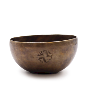 Bol Cântător Indian Cu Fazele Lunii – Mediu (Aprox. 750g) – 15 cm