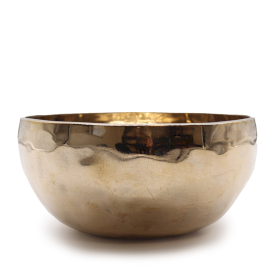 Bol Cântător Lucios Din Metal De Clopot Realizat Manual – Extra Mare (Aprox. 1500g) – 21 cm