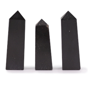 3x Obelisc din Piatră Prețioasă aprox. 5 cm – Turmalină