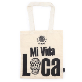 10x Geantă Tote Basic Iconică – Mi Vida Loca – (40x36cm) – Natural 4oz