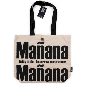 Geantă Tote Clasică Iconică – Mâine, Mâine – Natural 10oz (36x43x10cm)