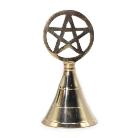 4x Clopoțel din Alamă pentru Altar – Pentagramă