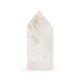 Cristale Semiprețioase cu Vârf – Pachet Mare, aprox. 6 cm (0,5 kg) – Cuarț Transparent (cca 8 bucăți)