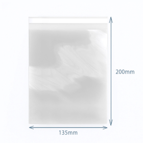 500x Pungi Polipropilenă Cu Închidere 135x200mm (500)