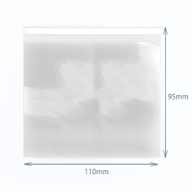 500x Pungi Polipropilenă Cu Închidere 110x95mm (500)