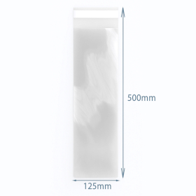 500x Pungi Polipropilenă Cu Închidere 125x500mm (500)