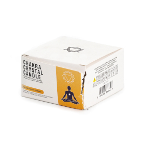 Lumânări Chakra cu Pietre Prețioase - Chakra Plexului Solar