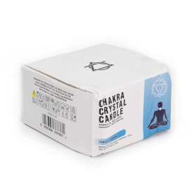 Lumânări Chakra cu Pietre Prețioase - Chakra Gâtului