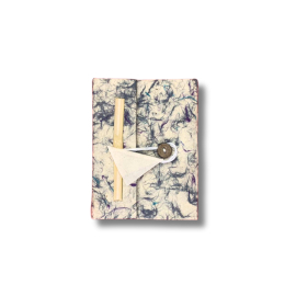 Jurnal Lokta Bumbac Albastru – Mini (12x8 cm), 40 file
