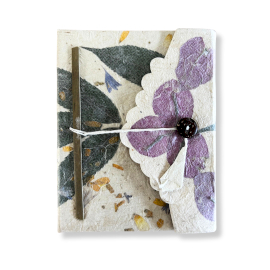 Jurnal Lokta Bougainvillea – Mediu (15x12 cm), 45 file