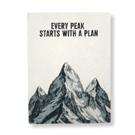 Jurnal Lokta Inspiration – Mare (21x15 cm), 45 file – Every Peak – cu semn de carte inclus