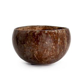 5x Bol Mic din Nucă de Cocos Naturală – Lucios – Decorativ – 7x10 cm