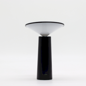 Lampă cu Atingere – Ciupercă Neagră, Reglabilă, cu Proiecție de Model Luminos – USB-C, reîncărcabilă (2000 W)