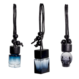 12x Difuzor Auto Negru cu Agățătoare (8ml) – 3 modele diferite x 4 bucăți