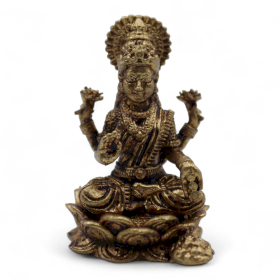 12x Figurine Miniature din Alamă – Laxmi (11 g) – 30 mm